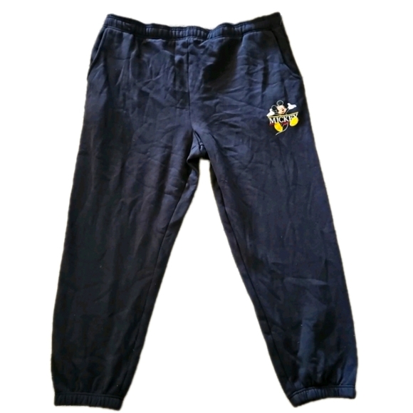 Disneyland Resort Mens Black Mickey Mouse Comfortable Disney Sweatpant JoggerXXL - Picture 2 of 14